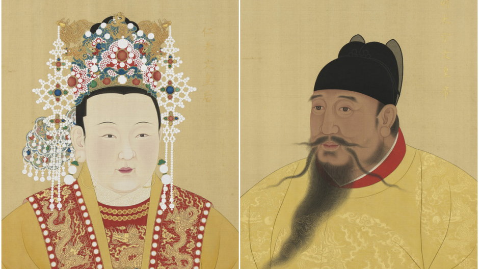 Portrety cesarza Yongle i cesarzowej Renxiaowen