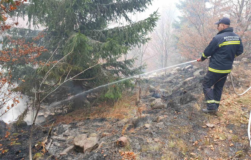 Požar na Staroj planini