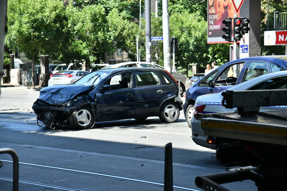 Udes u centru Beograda