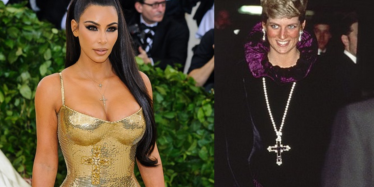 Kim Kardashian kupiła ametystowy wisior księżnej Diany.