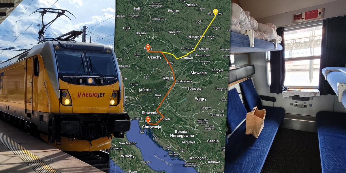 Niemal 30 godzin trwa kolejowa podróż z Warszawy do Chorwacji. Oto ile kosztuje i czego można się spodziewać.