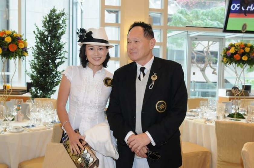 Miliarder Cecil Chao i jego córka Gigi