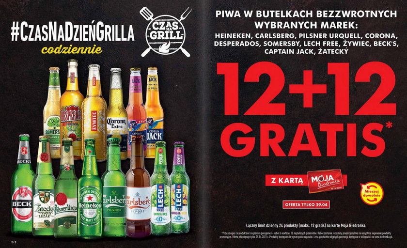 Promocja W Biedronce Na Piwo Biedronka na majówkę oferuje 12 piw gratis! Oto szczegóły promocji
