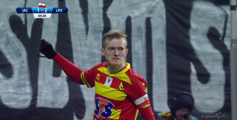 Jagiellonia - Lech (2:2): Przepiękna akcja Jagi! Przytomne zagranie Novikovasa, Poletanović do Świderskiego a ten uderza idealnie