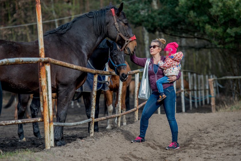 Anna Powierza z córką