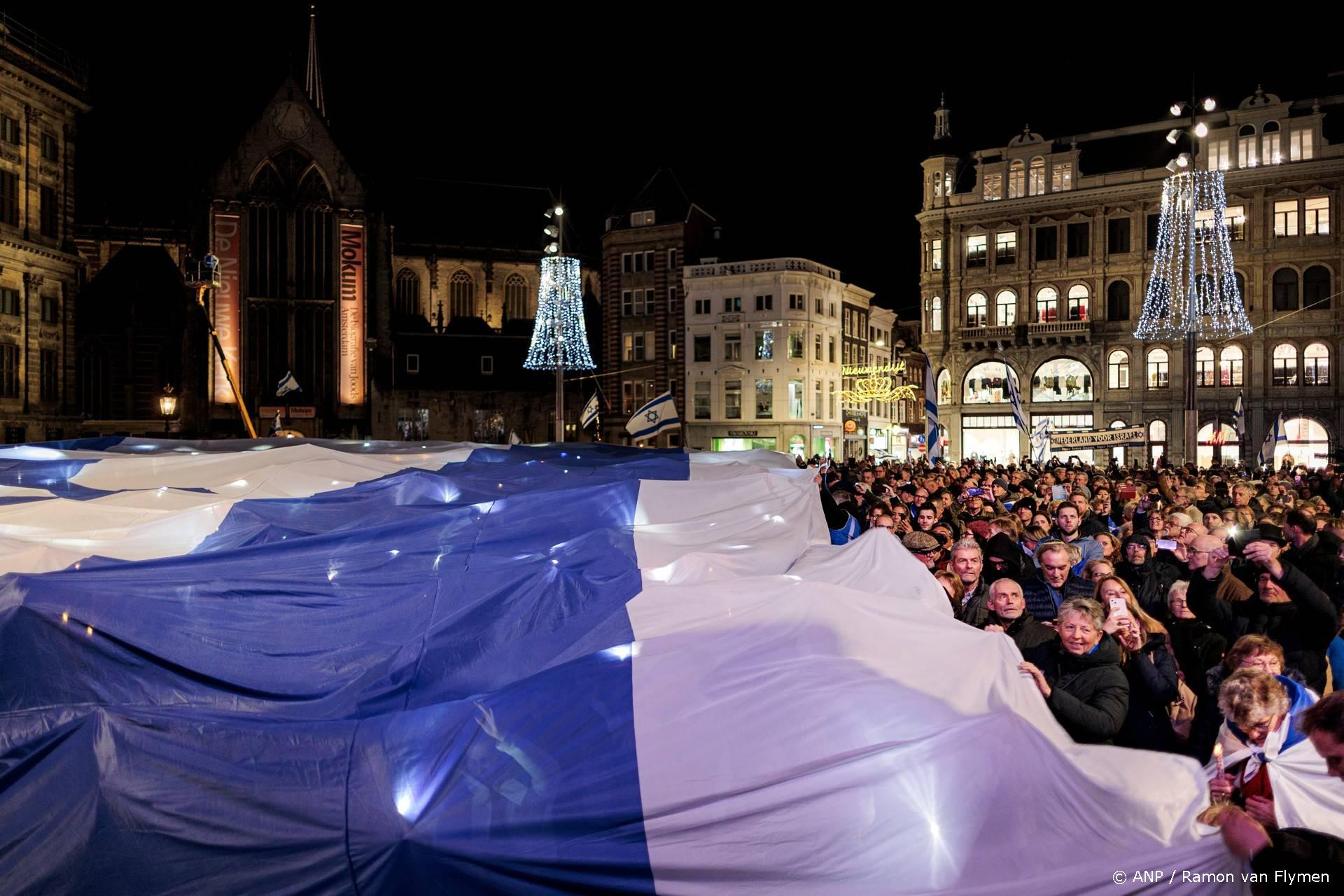 Verstoring bij vreedzame pro-Israëldemo op Dam: vier aanhoudingen