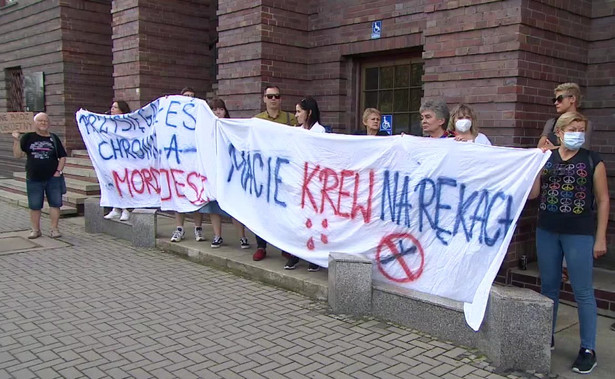 Protest przeciw brutalności policji we Wrocławiu