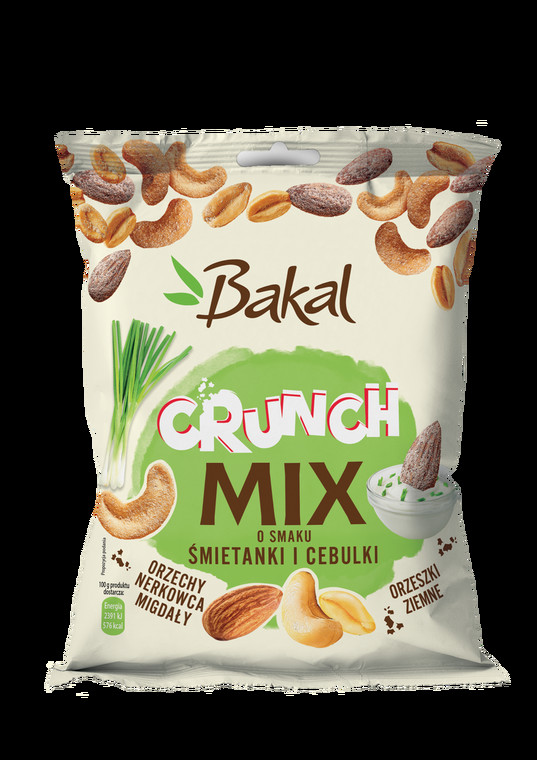 Bakal Crunch Mix o smaku śmietanki i cebulki 150g