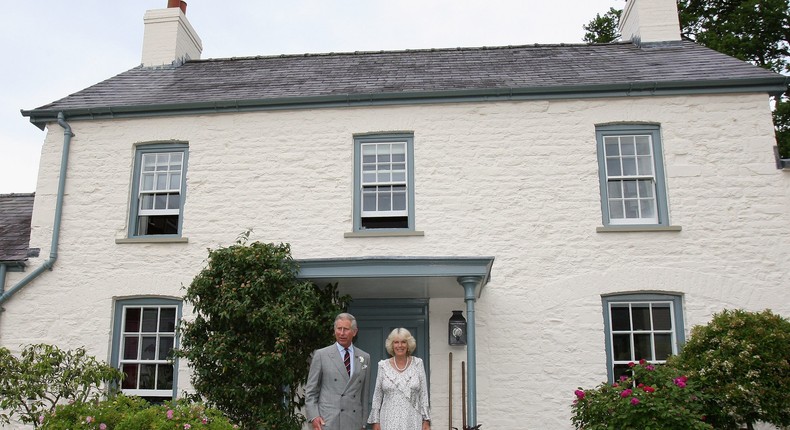 King Charles and Queen Camilla outside Llwynywermod Estate in 2009.Chris Jackson/Getty Images