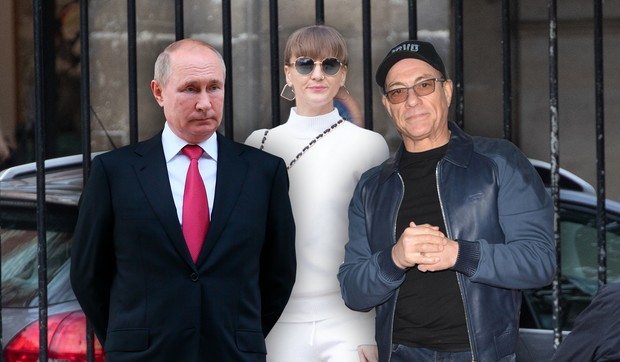 Vladimir Putin Žan Klod van Dam i  Alena Kaverina