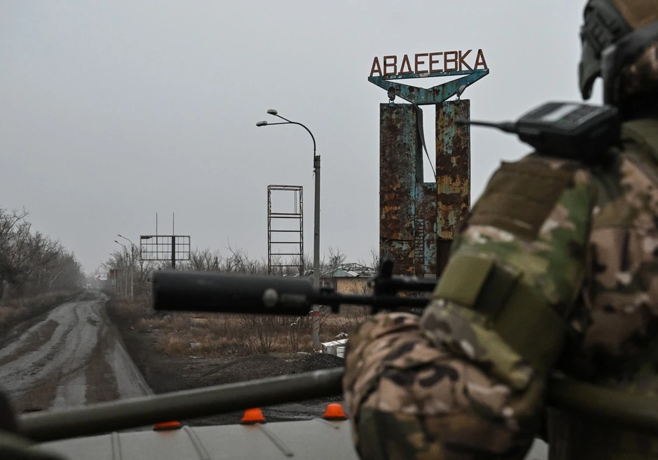 Ulaz u grad Avdijevka u Donjecku 30. novembra 2024.