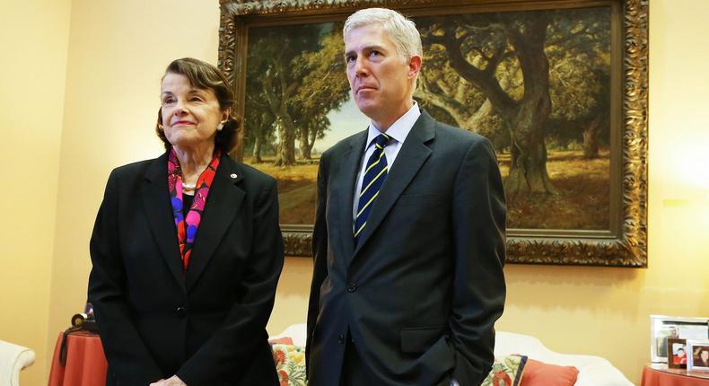 neil gorsuch diane feinstein