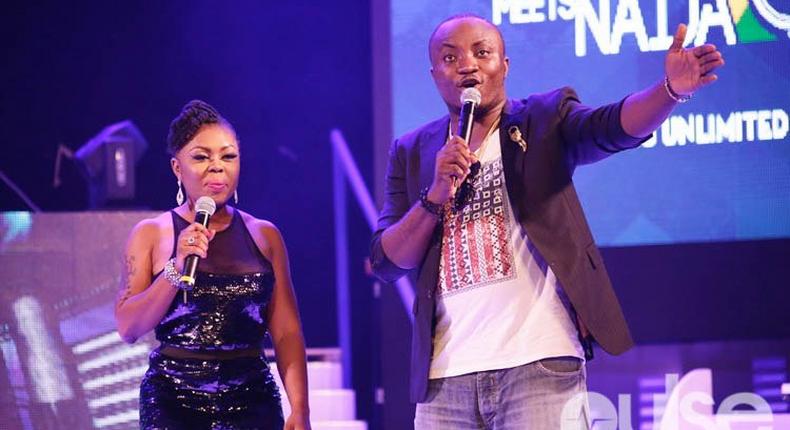 Afia Schwarzenegger and DKB at Tigo Ghana Meets Naija concert