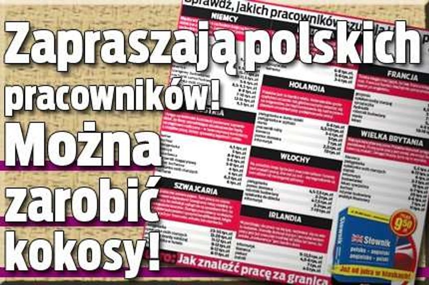 Praca za granicą! Tu zarobisz 6000 zł