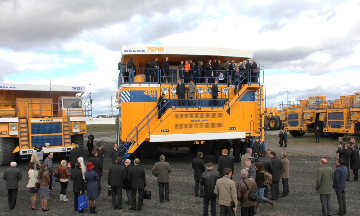 BieLAZ - prezentacja BieLAZ-a 75710. fot. belaz.by