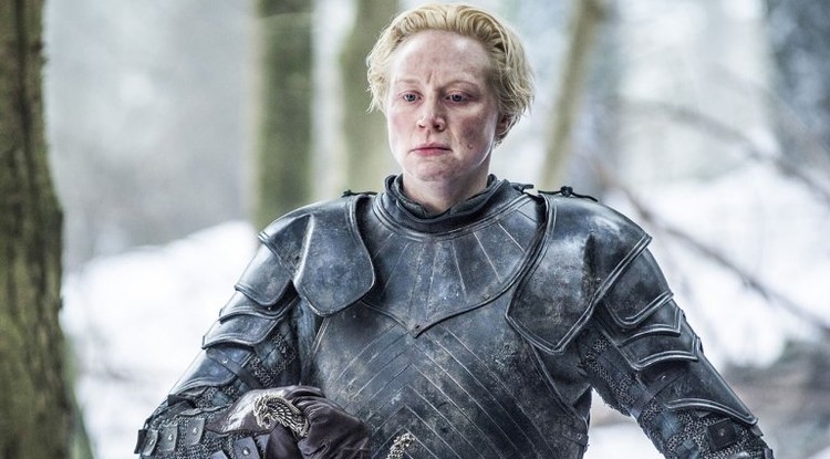 Gwendolin Christie Tarth-i Brienne-ként a Trónok harcában