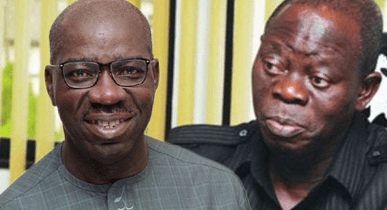 The feud between Governor Godwin Obaseki and his predecessor and National Chairman of the All Progressives Congress, Adams Oshiomhole has thrown the party into crisis of confidence ahead of the 2020 governorship election (Vanguard)
