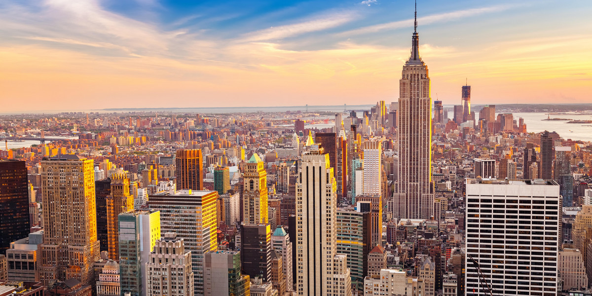 Na zdjęciu Nowy Jork, miasto często uznawane za stolicę USA, choć oczywiście nią nie jest.