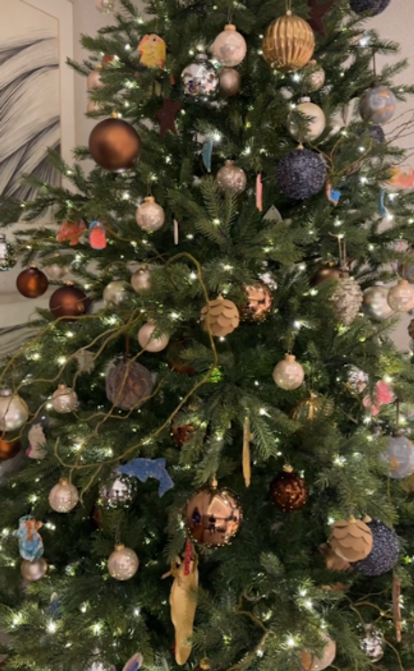 Jelisaveta pokazala kako se ukrasila jelku