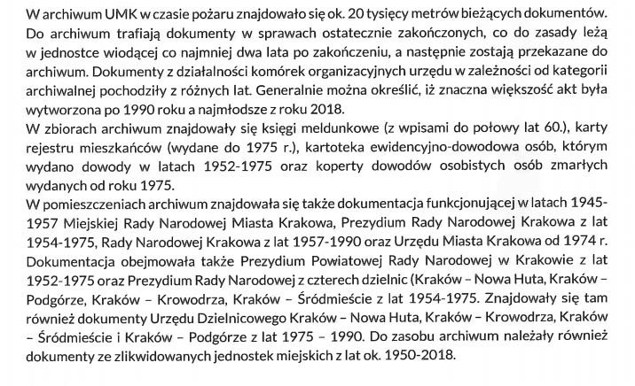 Fragment odpowiedzi przesłanej Onetowi