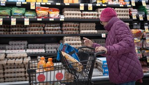 The average price of a dozen Grade A eggs rose again in February.Scott Olson/Getty Images