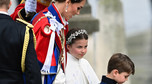 Koronacja Karola III. Księżna Kate, księżniczka Charlotte i książę Louis