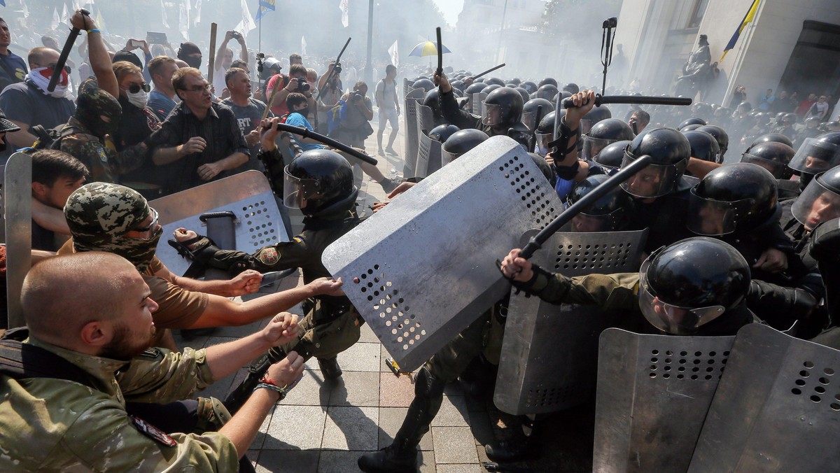 ukraina, kijów, zamieszki