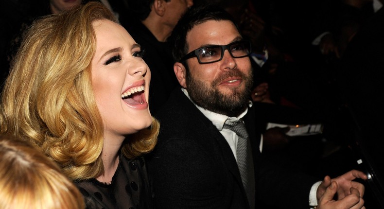 Adele and Simon Konecki