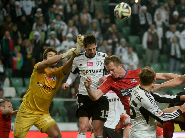 T-Mobile Ekstraklasa: Legia utrzymała prowadzenie. Rywale stracili punkty