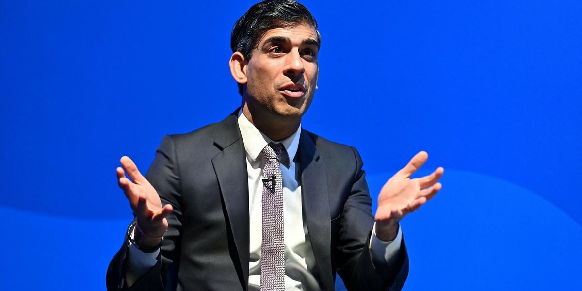 Rishi Sunak, brytyjski minister finansów.