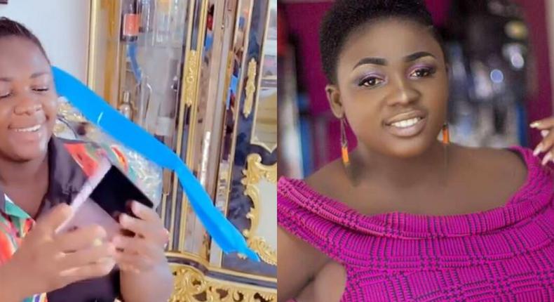 Tracy Boakye thanks her lover after receiving brand new phone on Val’s Day (2)