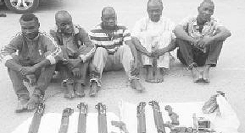 Soldier arrested by Police for supplying robbers with weapons
