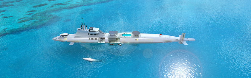 Podwodny jacht Migaloo 