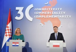 Prezydenci Polski i Chorwacji o szczycie Trójmorza: Jesteśmy za spójnością Europy