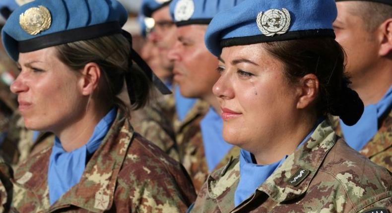 Members of the UN Interim Force in Lebanon (UNIFIL)