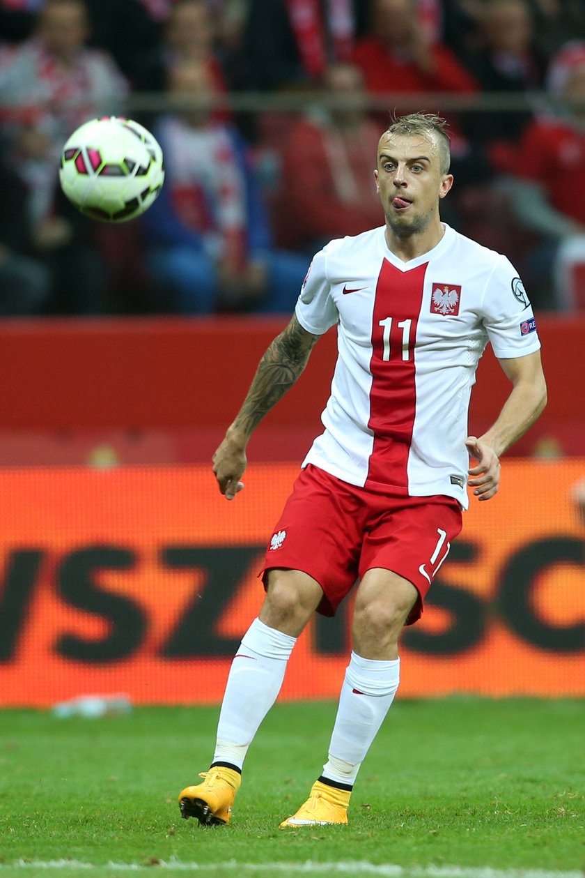 Grosicki w stroju Borata!