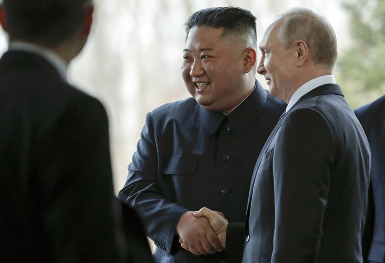 Prezydent Rosji Władimir Putin i przywódca Korei Północnej Kim Dzong Un, Rosja, 25 kwietnia 2019 r.