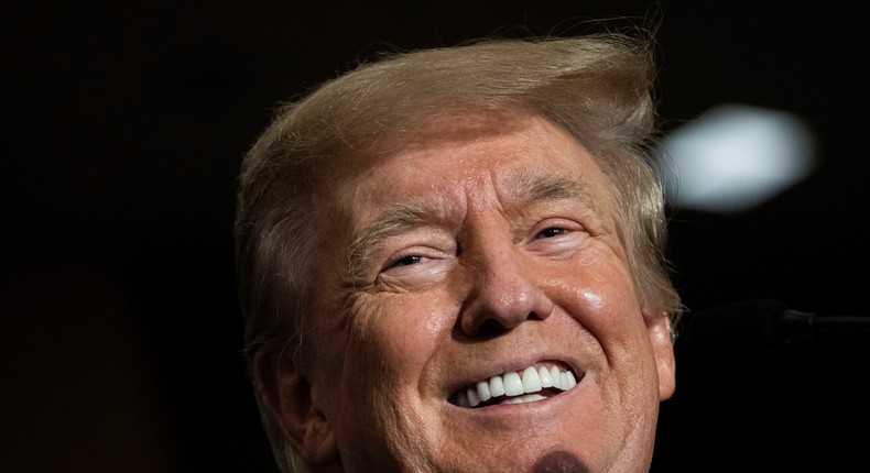 Former U.S. President Donald Trump speaks during the America First Agenda Summit, at the Marriott Marquis hotel July 26, 2022 in Washington, DC.Drew Angerer / Staff / Getty Images