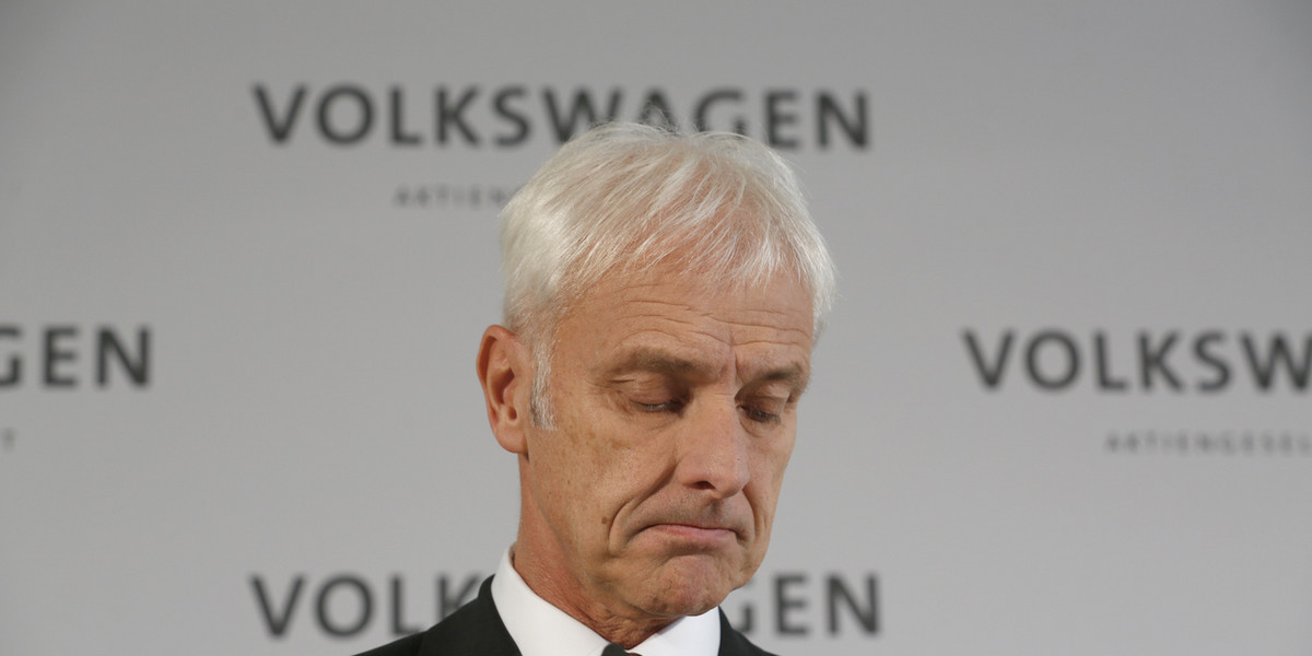 Volkswagen CEO Matthias Müller.