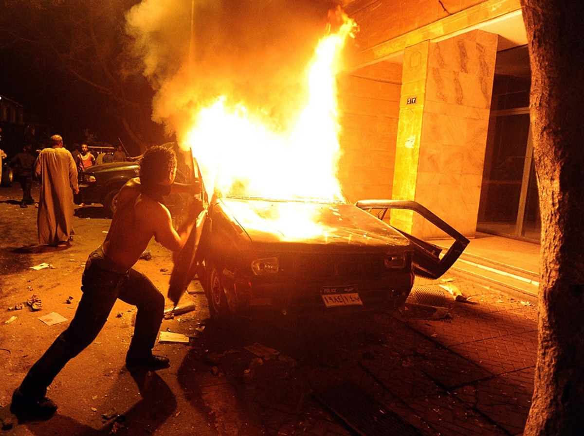 protesty na placy Tahrir