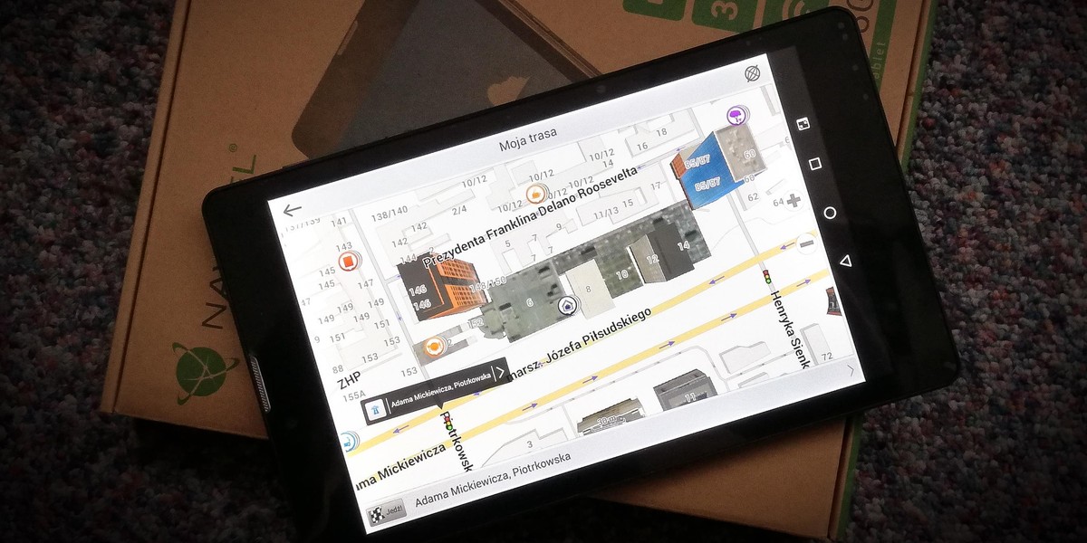 Tablet do dzwonienia i z nawigacją po Europie w cenie!
