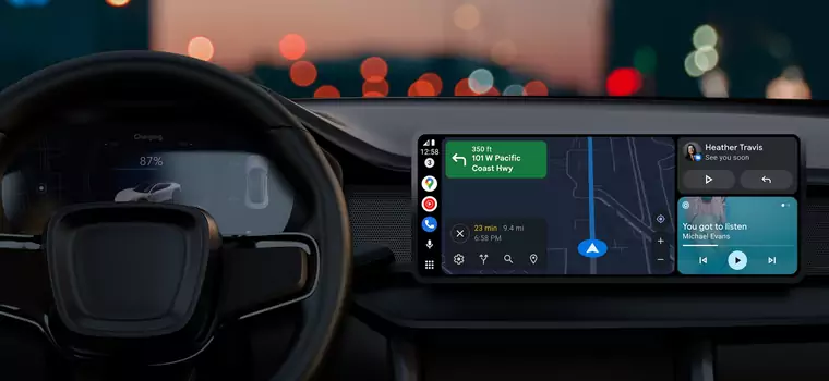 Android Auto. Użytkownik wymusił interfejs Coolwalk. "Faktycznie działa!"