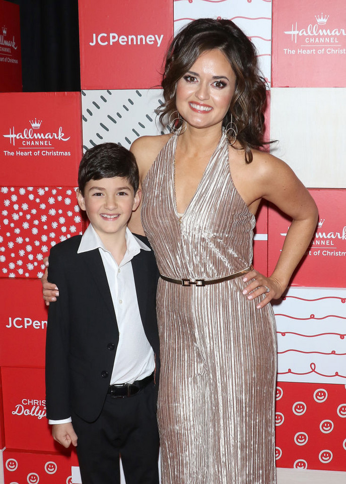 Danica McKellar z synem Draco w 2019 roku