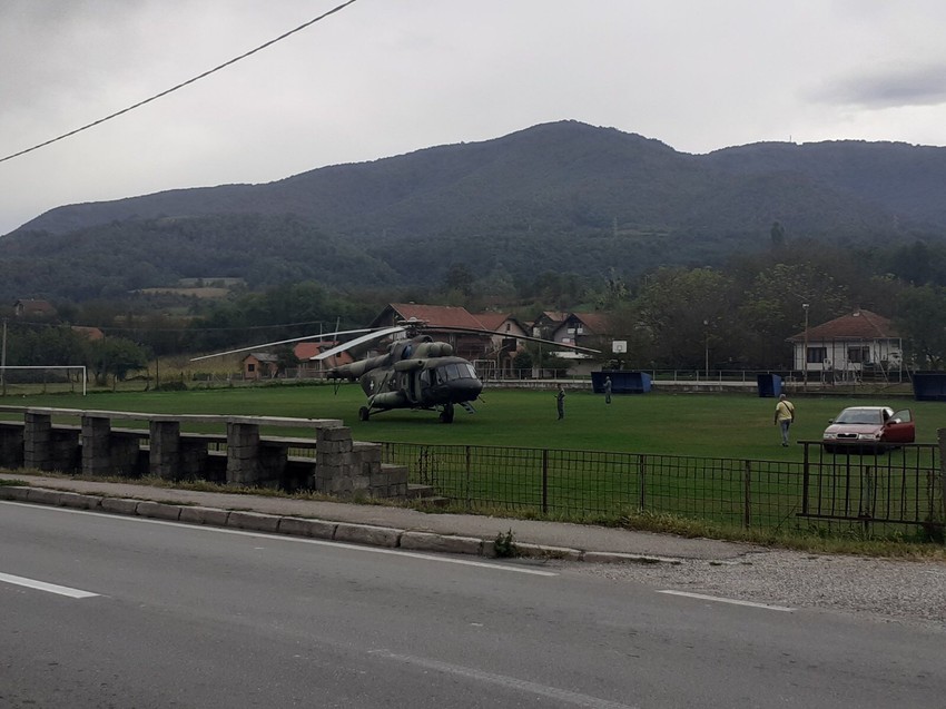 Avion pao u okolini Loznice