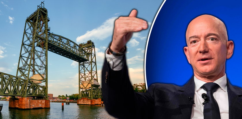 Zdemontują zabytkowy most, bo superjacht Bezosa za pół miliarda dolarów się pod nim nie mieści