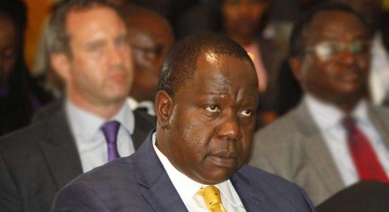 Interior Cabinet Secretary Fred Matiang'i