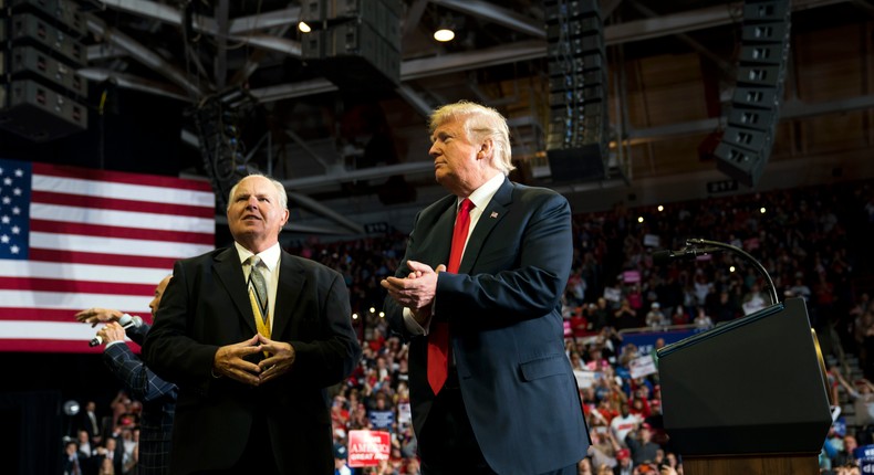 Trump Wanted a Radio Show, but Deferred to Rush Limbaugh