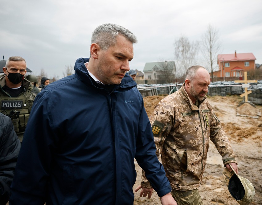 Karl Nehamer u Buči kod Kijeva (arhiva)