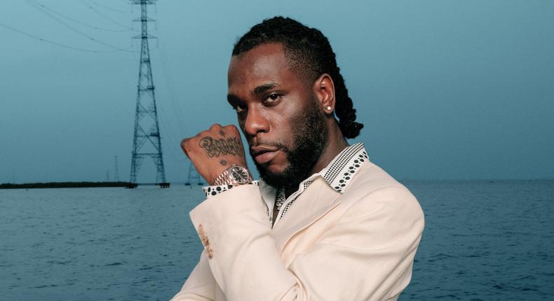 Nigerian music star Burna Boy. 