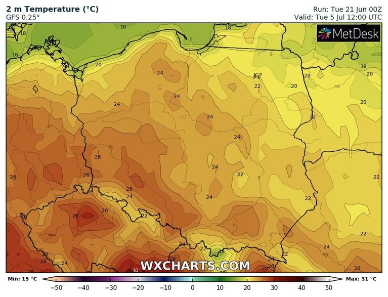 Przyjemniejsze temperatury powinny szybko wrócić